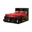 Phoenix 10-Drawer California King Bed Deep Cappuccino - 200409KW Pie's Variety Store