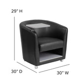  Chrome Legs and Under Seat Storage - BT-8220-BK-GG A-Z Store Nadia