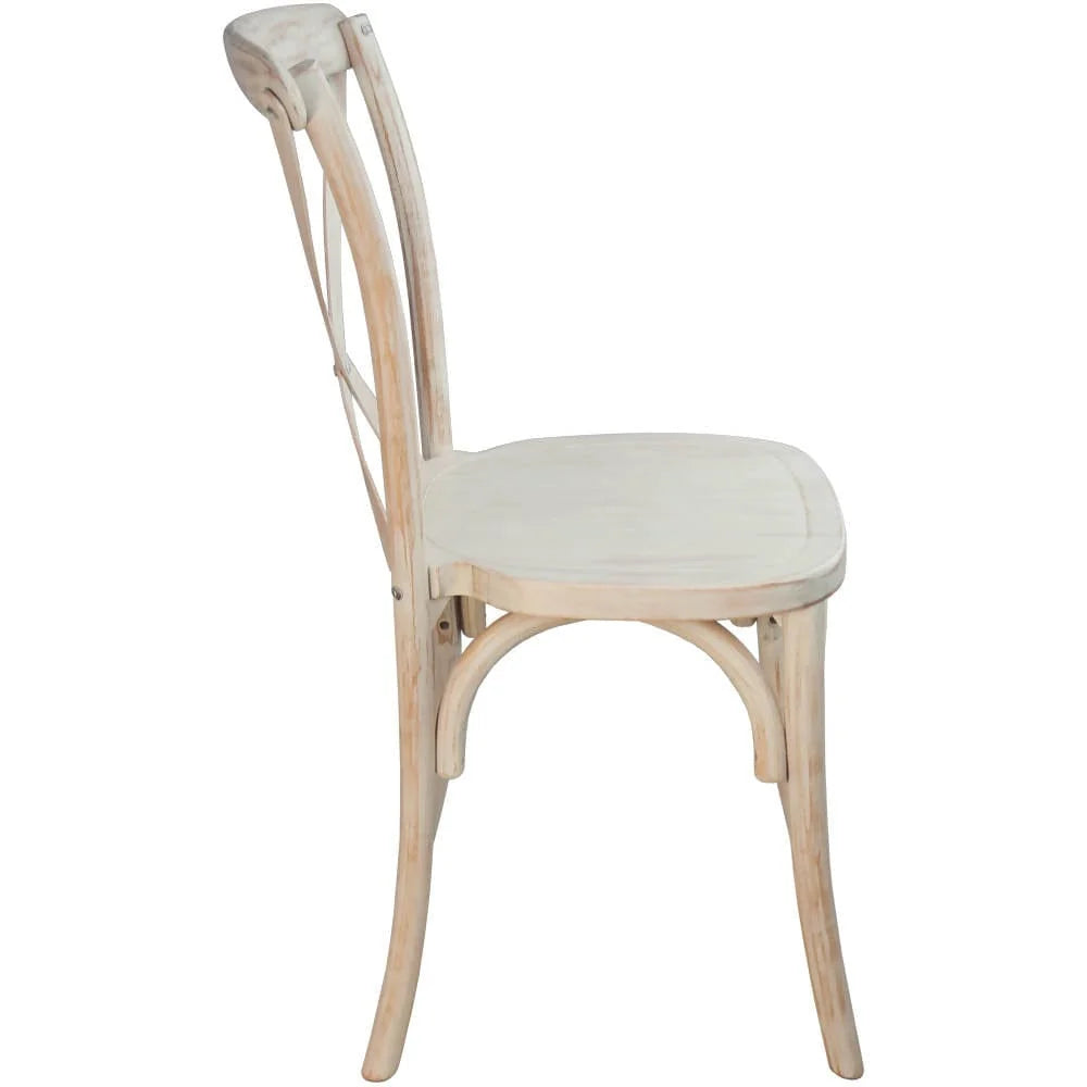 Advantage Dark Driftwood X-Back Chair [X-BACK-BURDRIFT] Pie's Variety Store
