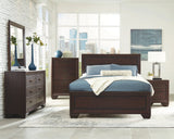 Kauffman Queen Panel Bed Dark Cocoa 4PC Set - SET4PC204391Q Pie's Variety Store