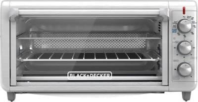 BLACK+DECKER Extra Wide Crisp ‘N Bake Air Fry Toaster Oven - 05087582388 Pie's Variety Store