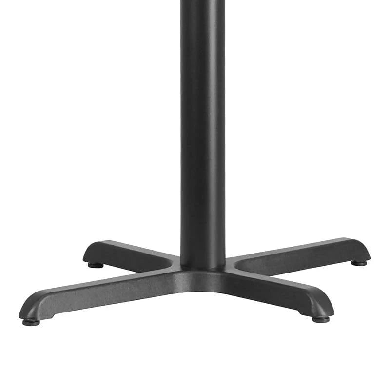 23.5inches x 29.5inches Restaurant Table X-Base with 3inch Dia. Table Height Column [XU-T2230-GG] Fl Furniture