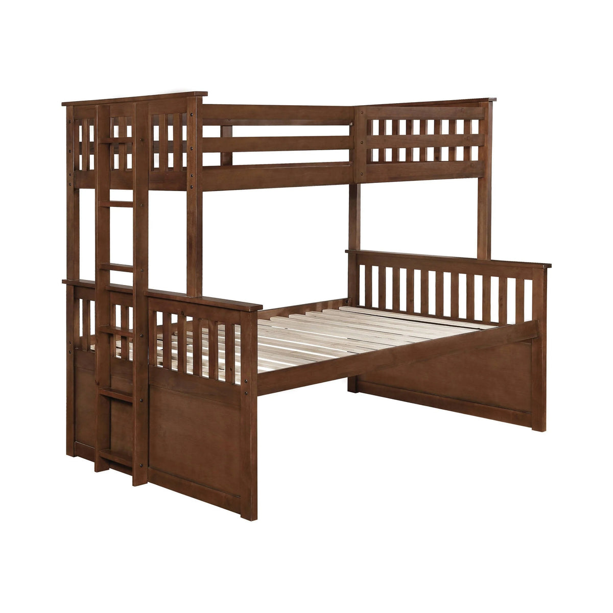 Atkin Twin Extra Long Over Queen 3-Drawer Bunk Bed Weathered Walnut - 461147 A-Z Store Nadia