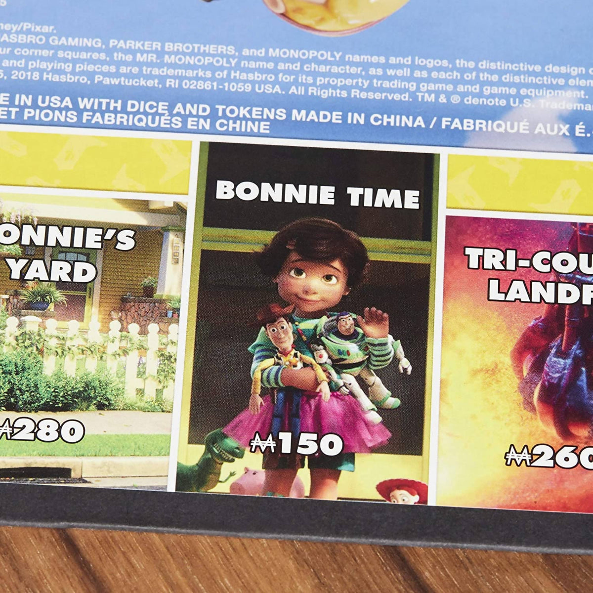 Monopoly Toy Story Board Game - E5065 Pie's Variety Store