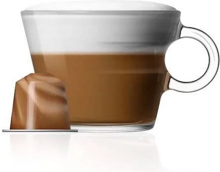 Nespresso Barista Creations Scuro Coffee Pods allows you to savor the flavorful coffee character through the sweetness of milk. The secret to this ideal partnership is in the meticulous split roasting of Colombian & Ethiopian Arabicas - NESC-0350 Scuro Elegant AccScents