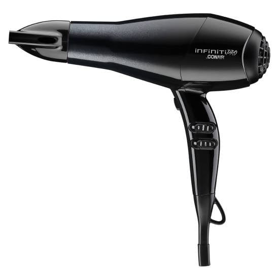 InfinitiPRO by Conair Diamond Brilliance 1875 Watt Diamond-Infused Ceramic Dryer - Creates even heat that dries hair gently and reduces damage while providing added shine - C-580R Elegant AccScents