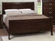 Louis Philippe Eastern King Sleigh Headboard Cappuccino - 202411KEH Pie's Variety Store