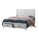 Marion Queen Storage Bed Coastal White - 207050Q Pie's Variety Store