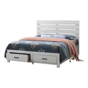 Marion Queen Storage Bed Coastal White - 207050Q Pie's Variety Store