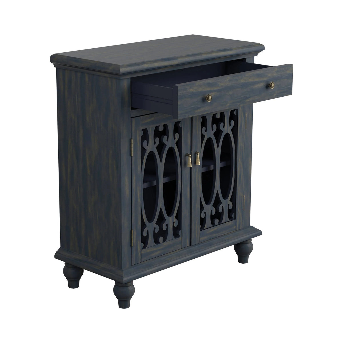 2-Door Accent Cabinet Blue - 952846 Pie's Variety Store