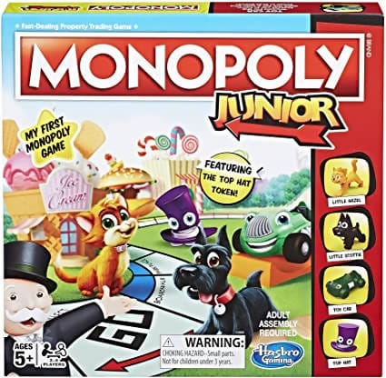 Hasbro Monopoly Junior Board Game - A6984 Pie's Variety Store