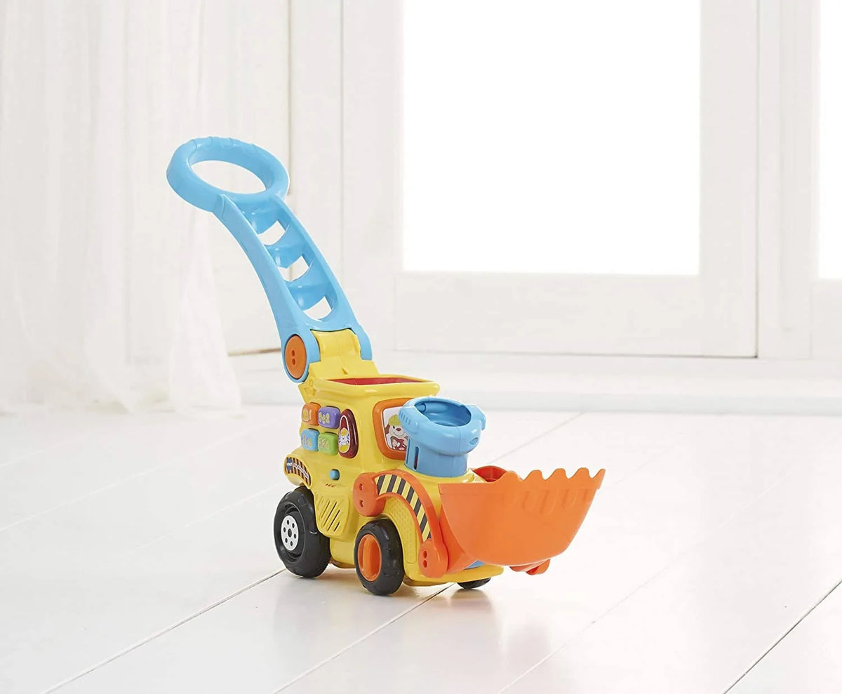 VTech POP and Drop Digger Educational Push Along Digger for Toddler - 80-506003 Pie's Variety Store