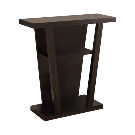 2-Shelf Console Table Cappuccino - 950136 Pie's Variety Store