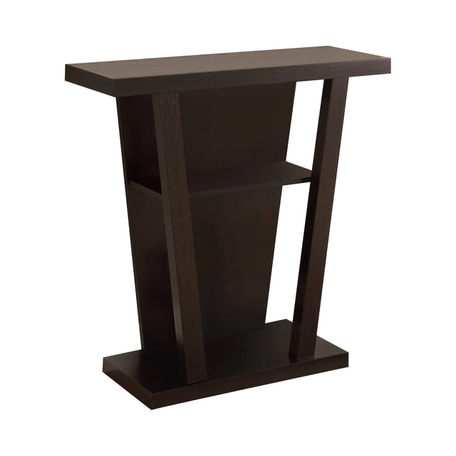 2-Shelf Console Table Cappuccino - 950136 Pie's Variety Store