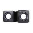 USB speakers with volume control PMPO 300W in white/black color-AGI-3075WH Hannah Frederick