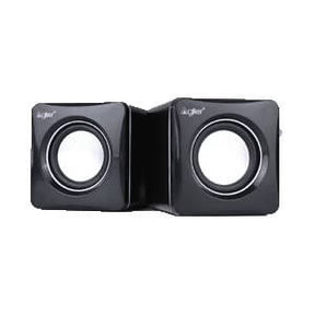 USB speakers with volume control PMPO 300W in white/black color-AGI-3075WH Hannah Frederick