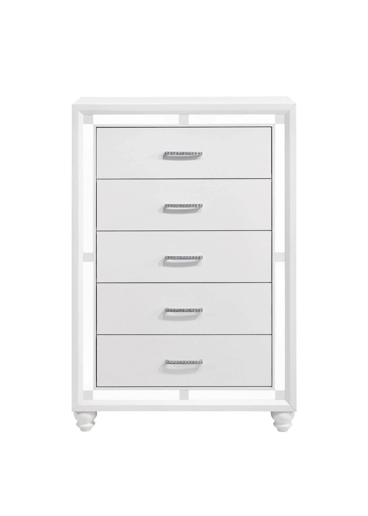 Whitaker 5-Drawer Chest White - 223335 Pie's Variety Store