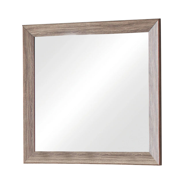 Kauffman Rectangular Mirror Washed Taupe - 204194 Pie's Variety Store