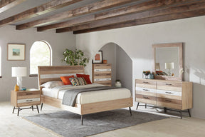 Marlow Queen Platform Bed Rough Sawn Multi 4PC Set - SET4PC215761Q Pie's Variety Store